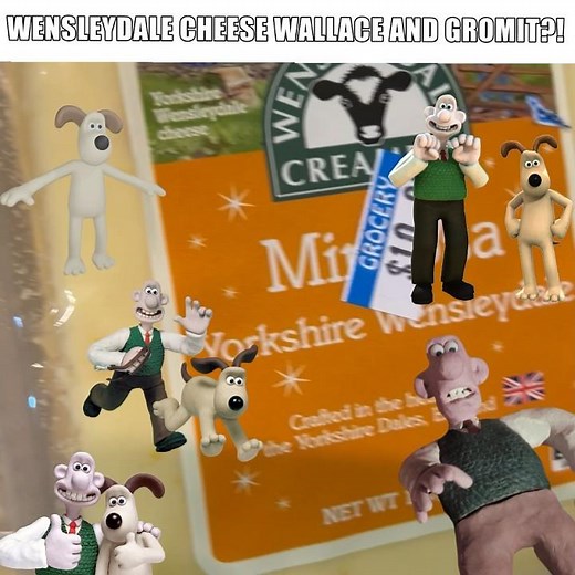 WENSLEYDALE CHEESE WALLACE AND GROMIT