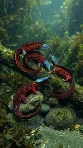 Red-tailed Scaly Nakidocuse – Species Observation Log From observations of fantasy creatures in the Chimeric Garden, a place that exists only in stories: At the beginning of the season I saw red-tailed scaly Nakidocuse several times as single individuals and I was not sure if they formed stable groups. In this species each individual can differ quite a lot in the length of the snout in the pattern of the scales or in the colour and length of the tail. This helped me when I compared the recorded 