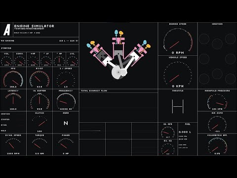 3.5l W8 engine - Engine simulator