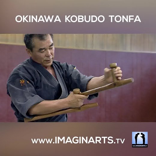 188K views · 5.3K reactions | Okinawa Kobudo avec Zenei Oshiro présentant le TONFA : les bases - Hojo Undo – Tonfa Kiso Ichi – Matayoshi-no-tonfa Ichi. A retrouver sur www.IMAGINARTS.tv avec le travail de bo, sai et nunchaku https://www.imaginarts.tv/categorie-produit/dvd/kobudo/?utm_source=facebook&utm_medium=share&utm_term=kobudo&utm_content=video&utm_campaign=dvd | En Terre Martiale | Facebook