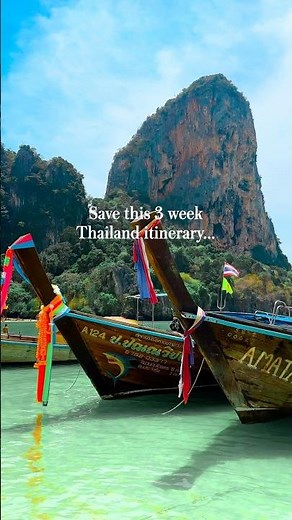 3 week Thailand Itinerary 🇹🇭 Places to visit in Thailand #thailandtravel #thailandtrip