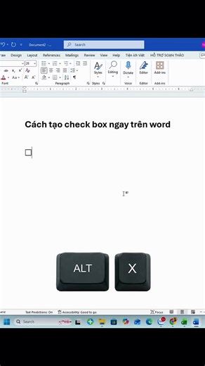 Cách tạo check box trên word siêu nhanh nhất định bạn phải biết #cachtaocheckbox #tinhocchonguoimoibatdau #sachtinhoc #Phimtathayexcel #phimtattinhoc