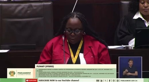 ♦️ Must Watch♦️ EFF MP Hon Tebogo Mokwele delivered a declaration rejecting the Budgetary Review and Recommendation Report of the Portfolio Committee on Employment and Labour, exposing the profound failures of a system entrenched in neoliberal policies that perpetuate unemployment, inequality, and the exploitation of workers. #EFFInParliament | Economic Freedom Fighters