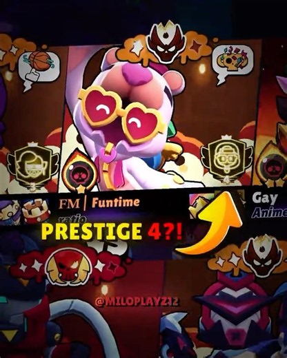 Playing Against Prestige 4 Shade💀 #brawlstars