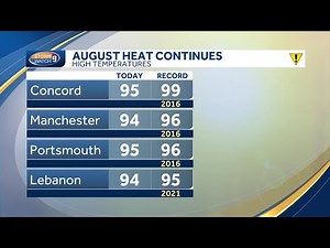 Concord sees its fourth official heat wave this year; Tuesday is 22nd 90-degree day