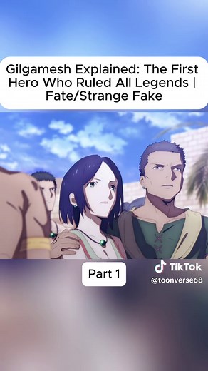 Gilgamesh Explained: The First Hero Who Ruled All Legends | Fate/Strange Fake (Part 1) #gilgamesh #fatestrangefake #fateseries #animeexplained #animetiktok