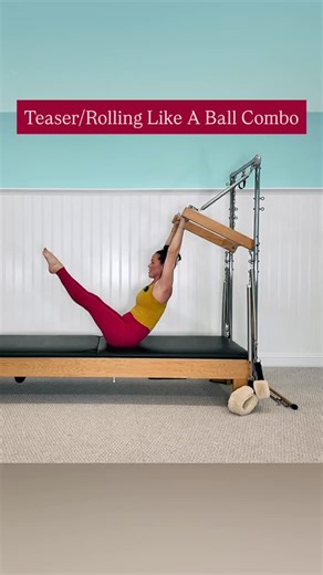 Carrie Pagès I Pilates Instructor on Instagram: "Here’s another sneak peek into Saturday’s workshop! This Rolling Like a Ball → Teaser combo (and Rolling Like a Ball → Rollover) is SO much fun… but it can definitely feel tricky to execute and to teach. On Saturday, I’m breaking down all the details: 💫 how to set it up 💫 how to troubleshoot it 💫 how to help different bodies find success with it! I can’t wait to see you there! Still not registered? Comment RESET and I’ll send you all the detail