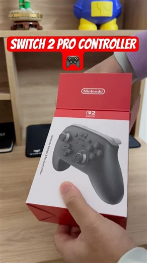 Switch 2 Pro controller is FINALLY here! 🎮 Let’s unbox it and see what Nintendo changed..#unboxing