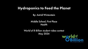 Hydroponics to Feed the Planet