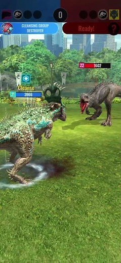 Thoradolosaurus vs Indominus Rex – Apex vs Hybrid Monster! 😱 Jurassic World Alive #shorts