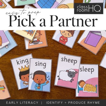 Pick A Partner - Rhyming Word Partner Cards