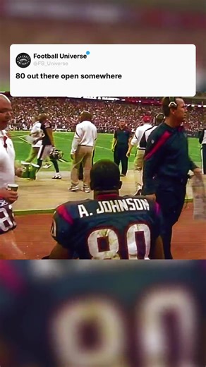 Andre Johnson: Texans Great Size, strength, elite hands. Dominated without elite QB play, still put up numbers every year. Physical, reliable, always produced. One of the most respected receivers of his era. Was Andre Johnson one of the most underrated WRs ever? 👇 (via htxprod on TT)