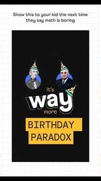 What Are the Chances 2 People Share a Birthday?🎂🤯 | Class 10 Probability #boardexam2027 #cbsemaths