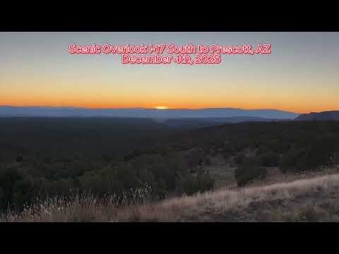 Dusk Over Arizona Mountains | Flagstaff to Prescott Scenic Overlook