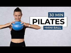 30 Min Full Body Standing Pilates Workout with Ball - FEEL AMAZING!