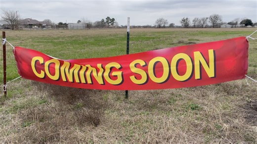 Mystery 'coming soon' sign in Snook sparks town-wide guessing game