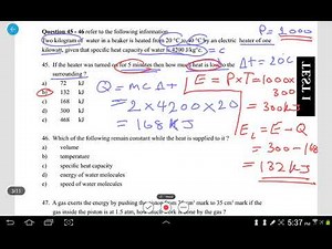 SAT Physics Test 1 (question 45 - 48)