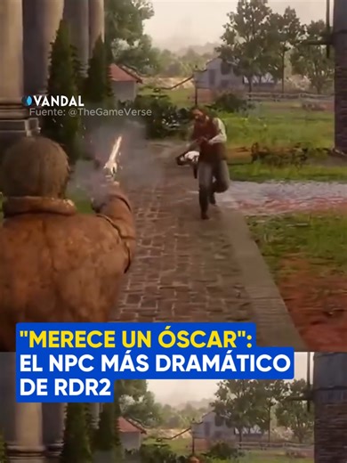 El NPC más DRAMÁTICO de Red Dead Redemption 2 😂 #rdr2 #gaming #viral #vandal