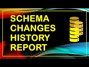 SQL Server Schema Changes History Report