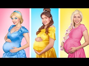 如果迪士尼公主怀孕了会发生什么呢？