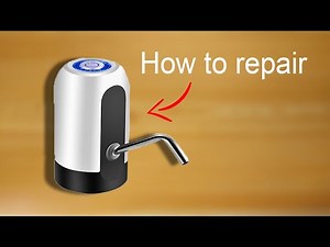 How To Repair Portable Water Dispenser
