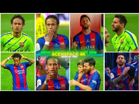 Messi X Neymar Vs Alavés 2016 / RARE CLIPS ● SCENEPACK 4K (With AE CC and TOPAZ)