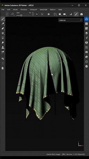 Fabric Texture under 10 Minute! #substancepainter