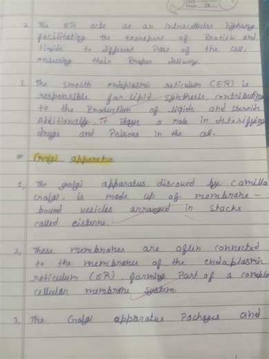 class 9th (biology)chapter 1st fundamental unit of life full notes for class 9th best 😄 #classnotes