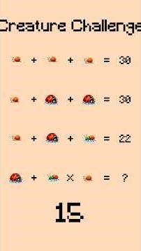 Flat insects Vector Logic Puzzle - Test Your Skills