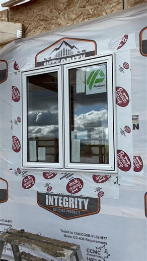 6.7K views · 948 reactions | Installing & flashing out this 4x3 window, ready for trim & metal! #CinchCarpentry #QualityOverQuantity #PostFrame #Window #Install #Flashing #Tape #Metal #Cladding #Installation #Alberta @integrity_post_structures | Cinch Carpentry | Facebook