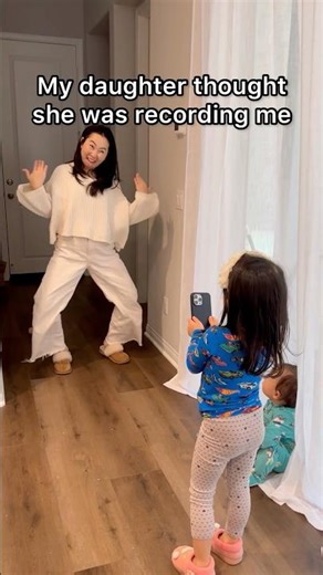 My daughter thought she was recording me