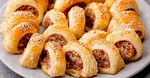 Sausage Rolls:  the easy recipe for a popular British appetizer