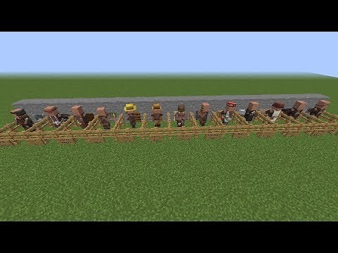Minecraft 1.14:How to get all villager profession