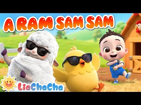 A Ram Sam Sam (Feeding Animals Version) | Animals Song | Kids Songs & Nursery Rhymes | LiaChaCha