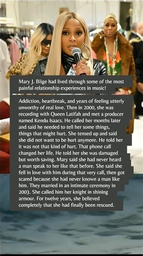 Mary J. Blige Said She Fell In Love During One Phone Call