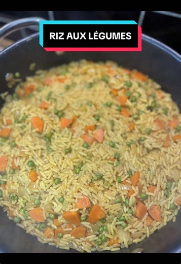 Riz aux légumes facile et rapide à préparer