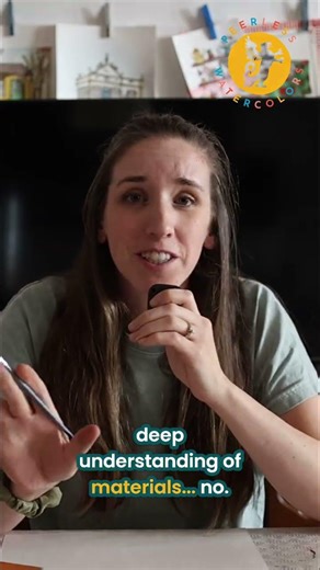 Peerless Watercolors: Perfect for All Skill Levels #shorts