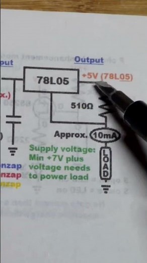 Voltage Regulator About 10mA Current Source Using 78L05 Schematic Explained #schematics #voltage
