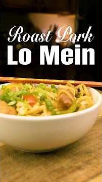 Better Than Takeout! Roast Pork Lo Mein Recipe | Easy Chinese Noodle Stir Fry #food