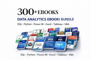 300 Data Analytics Ebooks Bundle | Learn SQL, Python, Power BI, Excel & Tableau | Digital Download - Etsy Canada