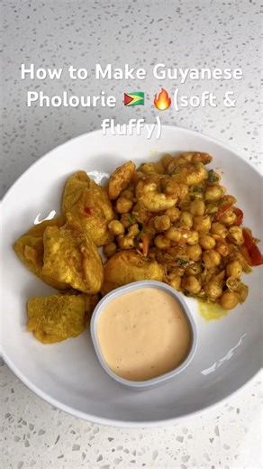How to Make Guyanese Pholourie 🇬🇾🔥 | Soft & Fluffy Street Food