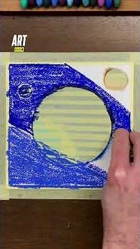 Easy night gradient in oil pastels 🌌 #oilpastel #tutorial #gradient #easy #art #foryou