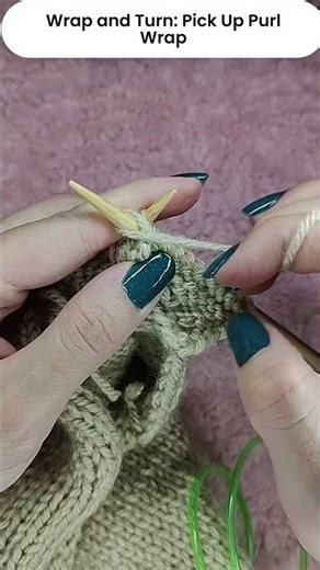 Pick Up Wrap and Turn Purl: Knitted Bunny Hoodie