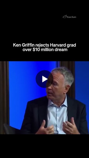 BREAKING: A past interview of Citadel CEO Ken Griffin has gone viral recounting rejecting a top candidate who said he’d travel and climb peaks if he had $10 million in the bank. Griffin explained he… | Litquidity