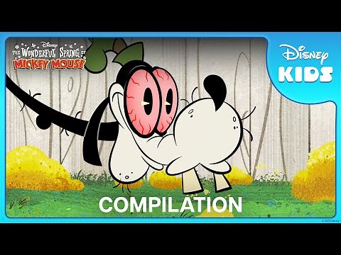 Goofy Can't Stop Sneezing 🌸🤧 | The Wonderful Spring of Mickey Mouse | ‪@disneykids‬