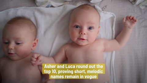 The Top Baby Names Of 2025