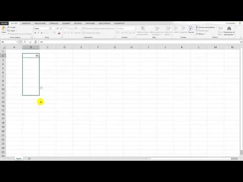 Excel : Avec 1 seule touche, créez une suite numérique