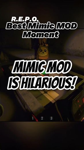 Mimic MOD is so fun, & yes, we named the head, Frederick 😂 #gaming #pcgaming #repo #repogame #funny
