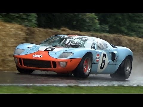 1969 Le Mans WINNING Ford GT40 - AMAZING Off Throttle Sounds!