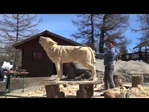Sculptures sur bois grand format